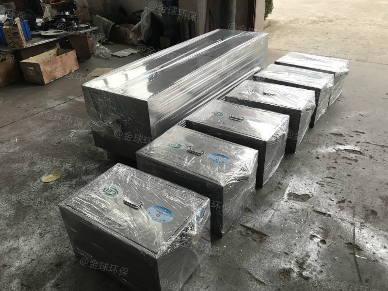 处理量60吨长3400*宽1500*高1200家用油水分离器厂家
